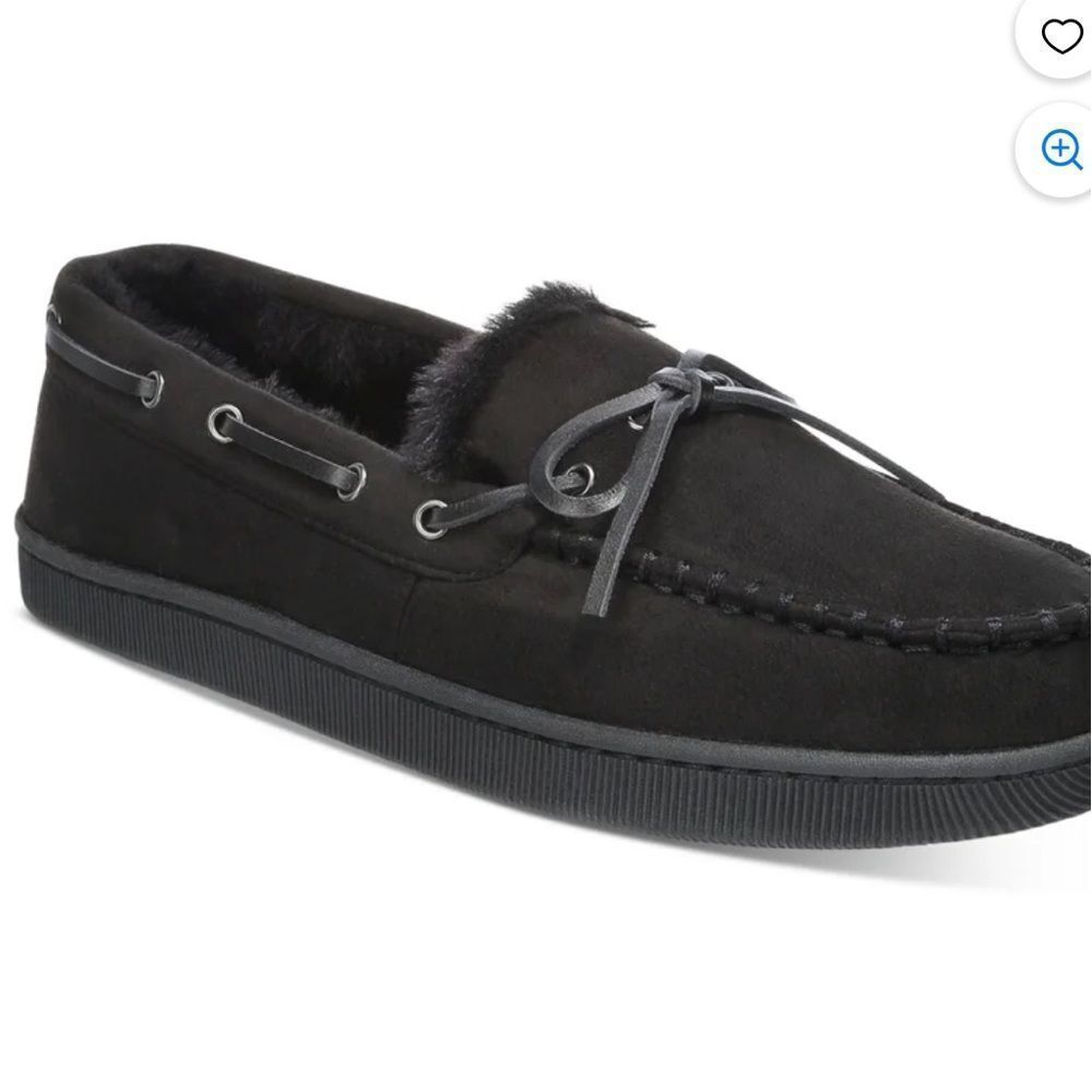 Club Room Black Suede Loafers